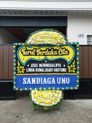 Papan Bunga Duka di Teramang Jaya